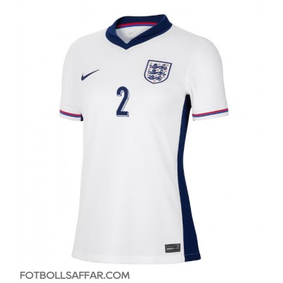England Kyle Walker #2 Hemmatröja Dam EM 2024 Kortärmad England Kyle Walker #2 Hemmatröja Dam EM 2024 Kortärmad